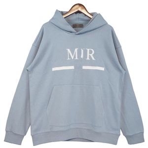 Capuzes de miriodies com capuz de capuz de grandes dimensões roupas de designer masculino camisa de suor Crewneck Pullover gráfico de algodão grande algodão masculino suéter de luxo com capuz