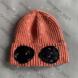 CP Companys Hat Два очка для линз Goggles Beanies Мужчины вязаные шляпы кепки черепа на открытом воздухе CP Companys Women Uniesex Winter Beanie Black Grey Bonnet CP Hat Gorros 8579