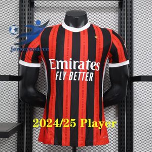 24 25 Maglia MilAn GIROUD RAFA LEAO PULISIC 4th Soccer Jersey Kid Kit 2024 2025 Home Away Football Shirts Calcio Maillot TOMORI THEO Pleasures Fourth AC