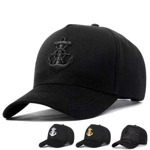 Softball Unisex Ship Anchor Embroidery Baseball Caps Spring and Autumn Outdoor Adjustable Casual Hats Sunscreen Hat