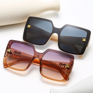 Quadratische gerahmte Sonnenbrille Sommer im Freien Strand Sonnenbrillen Mode voll gerahmte Sonnenbrille Herren und Frauen 6 Farben gute Qualität Multi -Farbe UV400