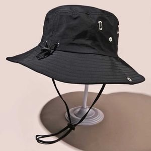 Wide Brim Hats Bucket Mens and womens outdoor fisherman hats for quick drying fishing climbing hiking sun protection caps in spring summer Q240427