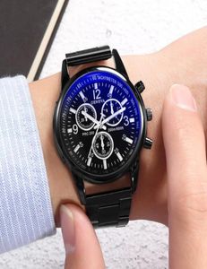 Wristwatches Clock 2021 Geneva Men Fashion Military Stainless Steel Analog Date Sport Quartz Wrist Watch Elegant Luxury Sports7102704