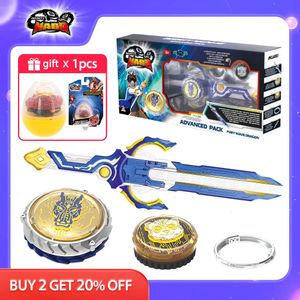 Infinity Nado 6 Advanced Pack-Fury Wave Dragon Metal Ring Corpinning Top Gyro z Monster Icon Sword Launcher Anime Kid Toy 240415