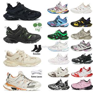 Led Parça 3 3.0 Spor Sneaker Erkekler Kadın Ayakkabı Track Runner Led Işıklı Gomma Deri Gri Eğitmeni Naylon Basılı Platform Spor Ayakları Işık Pistleri Boyut 36-46