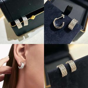 Earrings GRAFE for Woman Gold Plated T0P Diamond Inlay Diamond Pattern is Fading and Non Allergic Brand Designer Crystal with Box 003 Br Original Quality