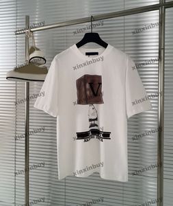 Xinxinbuy Men Designer Tee camise