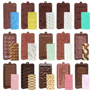 Stampi multistyle silicone irregolare cioccolato da forno stampo poroso fiore amore caramella gelatina gelatina di ghiaccio set decorazioni decorazioni candele sapone stampo