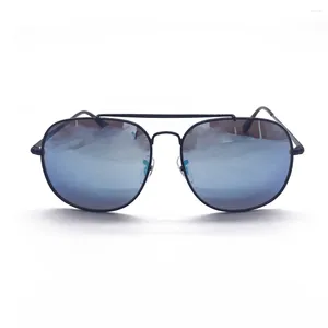 Sonnenbrille Frauenbrille Brille Rahmen Linsen Y2K Accessoires Sommer für Männer Kleidung Style Blue Uv400