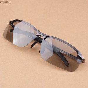 Sunglasses CITALL Black UV400 Mens Polarized Transition Lens Sunglasses Mens Outdoor Driving Fishing Sports GogglesXW