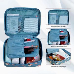 Förvaringspåsar Portable Travel Bag Organizer Kosmetisk trasa Underkläder toalettartikel Sakecase Makeup