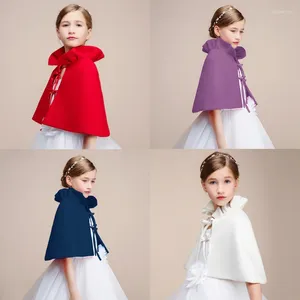 Jacken Bolero Hochwertige Bankettparty -Abschlussgebet Jesus Cross Church Kleid Schal Cape Weste Cloak Girls Kinder Kinder