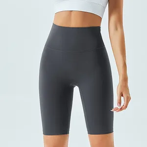 Aktiva shorts kvinnor korta leggings knä längd sport hög midja springa yoga beskurna byxor flickor snabb torr gym fitness tights