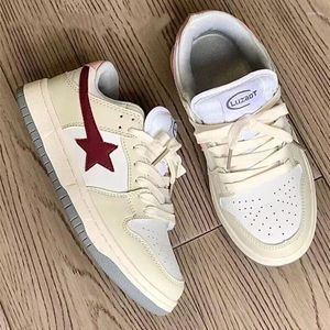 Casual Shoes Sneakers For Women's 2024 Fall Outdoor Fashion Tennis Lace Up Walking Star Vulcanized Board Women