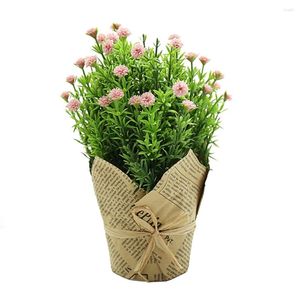 Flores decorativas de flores artificiais internas plástico de produção diferente lotes de produção Nome do produto Plantas em vasos simulados leves desvios