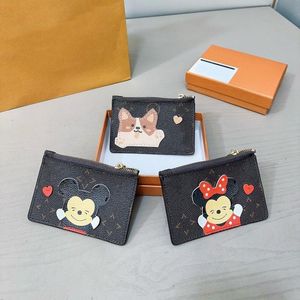 24SS Women's Luxury Designer Coin Purse Exquisite Workmanship Multi-functional Small Wallet Card Bag 13CM Gohsl