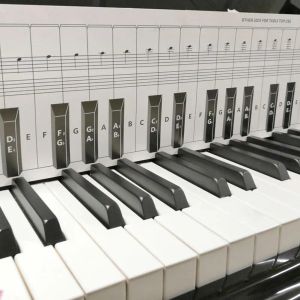 Клавиатуры пианино и таблица ноты для клавишных для клавиш 88 клавиш на фортепиано тренировочные клавиатуры.