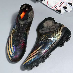 High Quality Mens Soccer Shoes TF/FG Training Football Sneakers Ultralight Non-Slip Turf Soccer Cleats Chuteira Campo