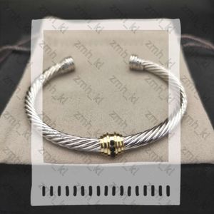 Bracciale di gioielli Dy Braggley Designer per donne Braccialetti per cavi intrecciati Coppia di coinvolgimento di Bracele Bracele Bracele Bracele Bracele David Yurma Bracele 723