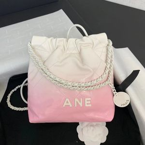 10a Top High Quality 24SS senaste Mini Pink 22bag äkta läder axelväska Lady Handväska lyxdesigners väska kalvskinn quiltad tote handväska kvinnor axel 1: 1