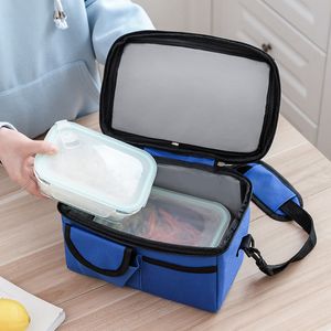 メーカー直接販売断熱アイスバッグショルダーポータブルミルクバッグ大容量冷蔵袋大容量二重層ランチバッグ