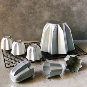 Moulds 4 Size Aluminium Cake Mold Pandoro Molds Octagonal Bread Baking Pan Nonstick Cheese Cake Mould Kitchen Accessories Bakeware