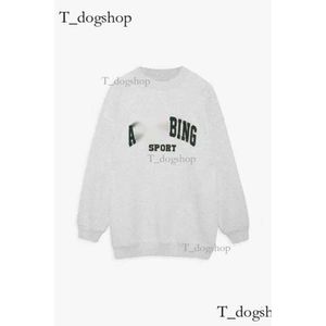 Anines Womens Hoodies Felpe Bings Bings Fashion Designer Spazzante Cotton Cotton Classic Style Hot Letter Hot Hand Remoted Round Neck Women Green Women Sliose Pullo 157
