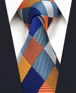 S17 Dimensioni extra lunghe Multicolor Mens cravatte da uomo cravatte 100 seta jacquard regalo intrecciato per men1618016