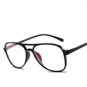Solglasögon Frames 2024 Vintage Business Square Clear Lens Glasses Women Frame Men Eyeglasses Optical Spectacle S1725