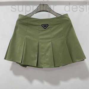 Spódnice projektant 2024 Summer New Academy Style świeża plisowana spódnica Ins Wysoka talia Modna klasyczna klasyczna połowa dla kobiet MC5X