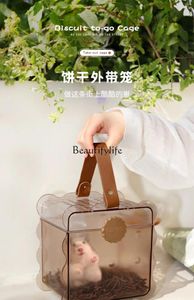 Decorative Figurines Hamster Outer Cage Crossbody Out Supplies Portable Specific Diaper Bag Large Space