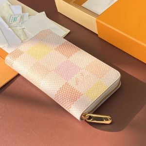 2024SS Top Luxury Designer Damiericious Series Zippie Wallet Classic Interior Slot Pocket Ladies Pass Pocket Travel Wallet Coin Wallet 19