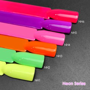 Kits 6pcs Neon Color Gel Varnish VENALISA Nail Gel Polish Fluorescence Nail Salon Gel Lacquer Soak off UV LED Bright Gel Nail Polish