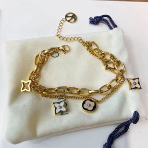 Nie verblasste Goldkette Armbänder