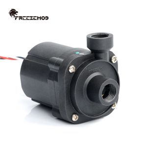 Pumps FREEZEMOD computer water cooling brushless DC water pump with speed line damping ceramic shaft core G1/4 thread. PUSC600