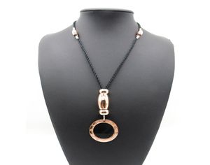 Nya modesmycken rostfritt stål Fashion Pendant Halsbandsmycken för kvinnors skal halsband4678352