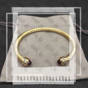 David Yurma Armband Luxury Armband Cable Armelets Designer Jewel Women Men Silver Gold Pearl Head X Shaped Cuff Armband David Jewels Cable Armband 526