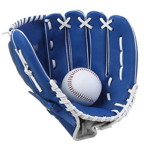 Softball Outdoor Sports Baseball Glove Softball Practice Equipment 9.5/10.5/11.5/12.5 tum vänster hand för barn/vuxna män kvinnor träning