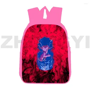 Mochila 3D Mob Psycho 100 Mulheres Viagem Bolsa de ombro de Lazer de 12/16 polegadas Infrações Infantil Harajuku Japanese School Sacags