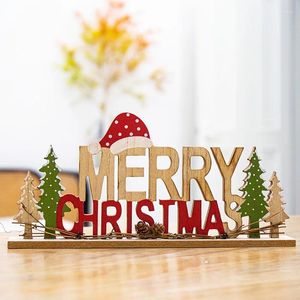 Juldekorationer Merry Letter Card Decoration Ornaments Ornament Shop Showcase Tool