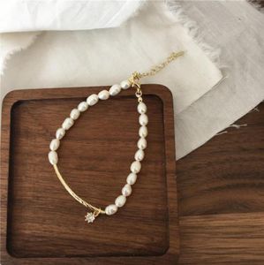 Pearl Splice Pärledarmband Simple Fashion Pop Kvinnliga smycken Strands Valentine039S Day Gift A Social Gathering7946417
