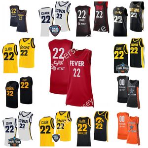 2023 Four Women Final 4 Iowa Hawkeyes Basketball Jersey NCAA College Caitlin Clark Luka Garza 10 Joe Wiesskamp 5 CJ Fredrick 3 Bohannon