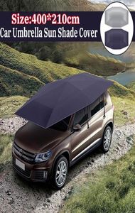 Bilparaply Sun Shade Cover Tält Tyg Canopy Sunproof 400x210cm Window Shade Windshield Sun Visor2656544