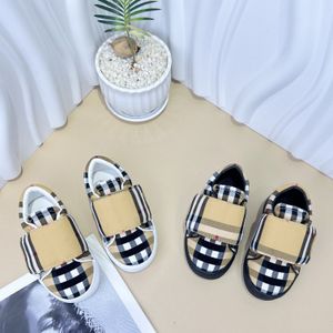 Crianças Sapatos xadrezes meninos e meninas quadro casual infantil tênis design de moda sapatos infantis sapatos casuais costurando sapatos de padrões