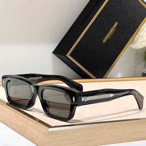 Designerin Männer und Frauen Brille Sonnenbrille Mode Jeff Handmade Gläses Klassische Luxus -Retro -Stil -Qualität einzigartige Design Chunky Rahmen Original Box D1F2