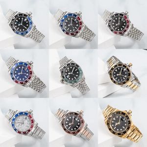 Orologi da polso di alta qualità orologio da uomo in ceramica automatica meccanica da 41 mm in acciaio inossidabile affari luminoso marchio personalizzato