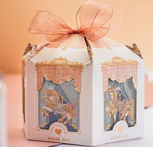 Box regalo di carta carosello con bomboniere per matrimoni a nastro e regali festaiola per baby shower box decorazioni per feste di compleanno regalo 3435236