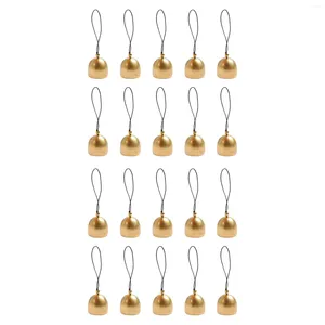 Decorative Figurines 20Pcs Brass Bells Small Christmas Tree Decor Copper Bell Mini Craft For Wedding Party Festival Ornament DIY