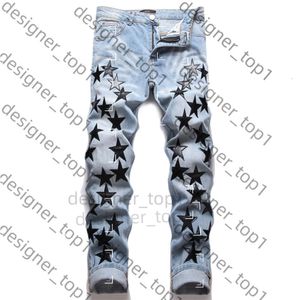 Chromee Jeans Mens Designer Jeans High Elastics огорченные хромированными джинсами рваные мотоциклевые мотоциклевые байкеры для мужчин мод Black 8535