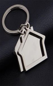 10 sztuklotowych cynk z cynkowym domem w kształcie kluczy nowości Prezenty do promocji Dom Klucz Ring2419190